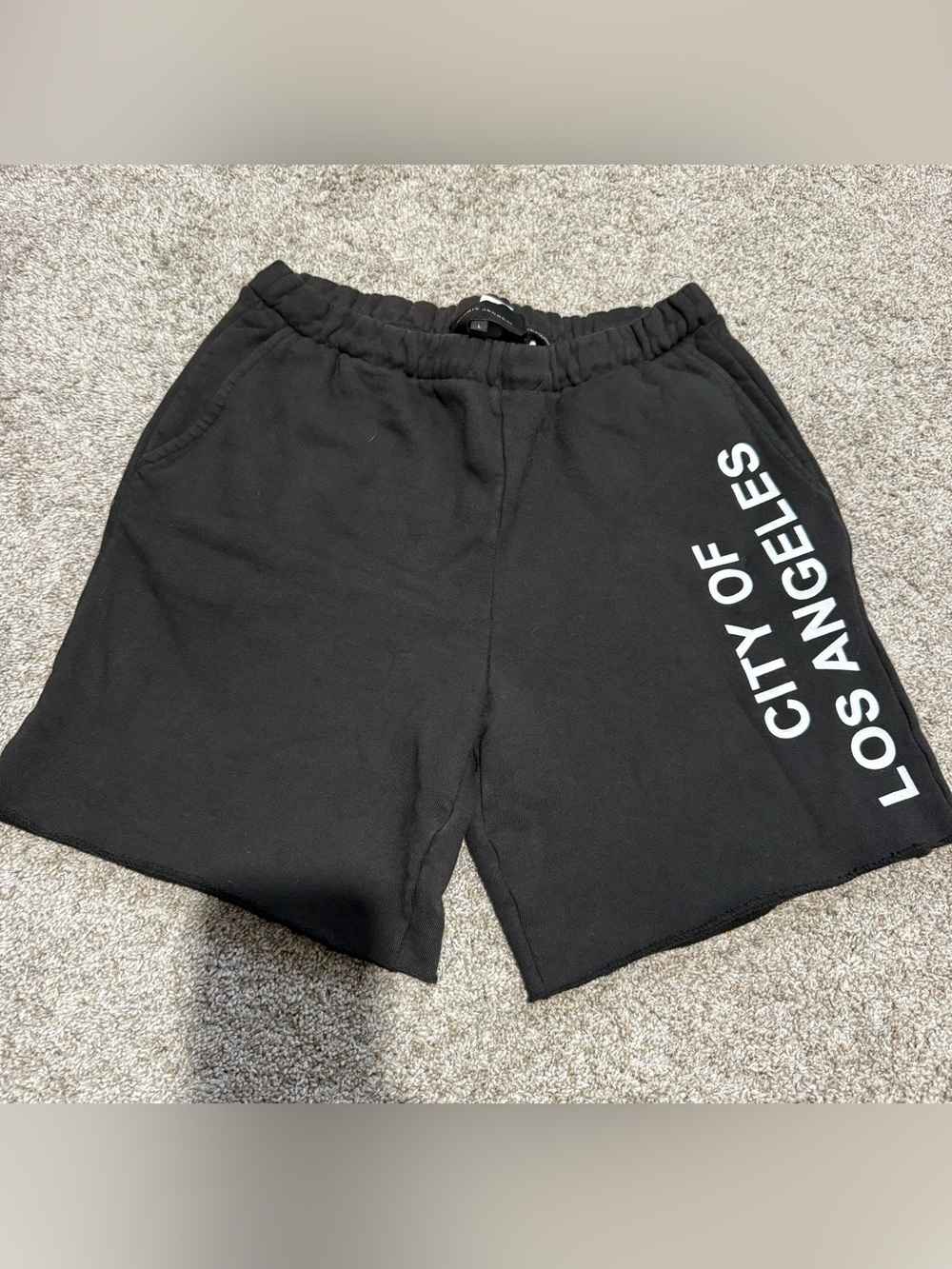 New Without Tag Spirit Jersey Los Angeles Black Sweatshorts Size Large